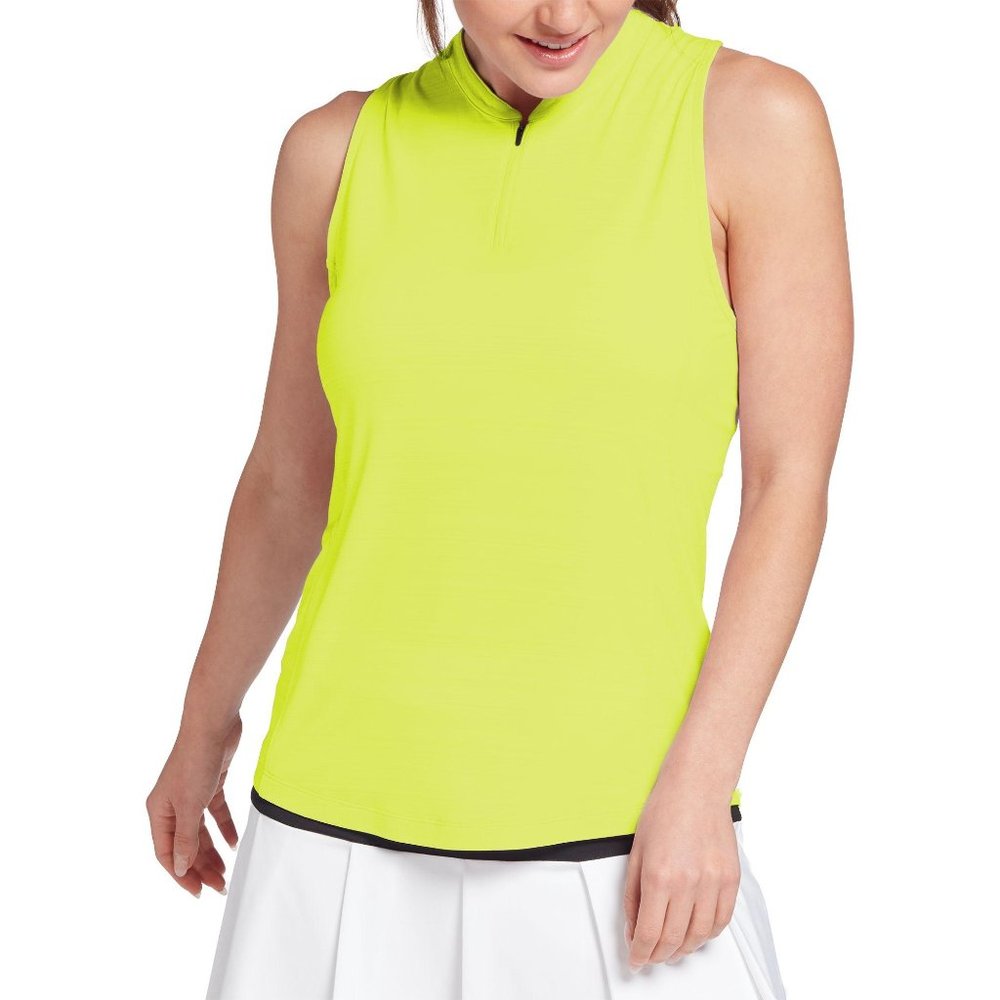 New Slazenger Women's Core Textured Blade Sleeveless Golf Polo